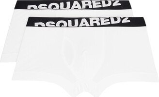 Two-Pack White Boxers-AA