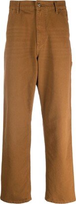 Straight-Leg Organic-Cotton Trousers