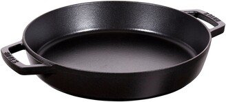 13-Inch Enameled Cast Iron Double Handle Fry Pan