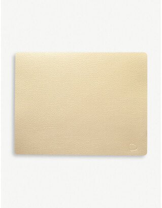 Lind Dna Square Recycled-leather and Rubber Tablemat