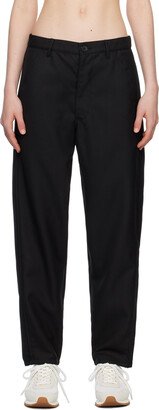 Black Cropped Trousers-AG