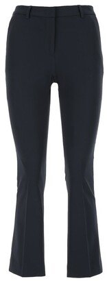 Slim-Fit Cropped Tailored Trousers