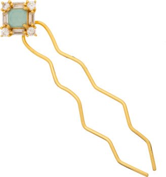 Lavani Jewels Polaris Aquamarine Hairpin