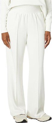 Summer Sand Wash Track Pants (Lily White) Women's Clothing