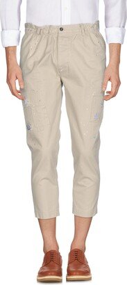 Cropped Pants Beige-AJ