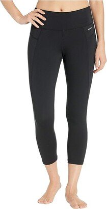 Jockey Active Premium Capris (Deep Black) Women's Casual Pants