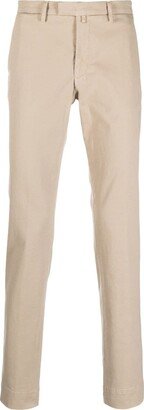 Slim-Cut Cotton Trousers-AG