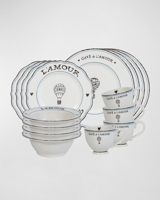 L'Amour Toujours 16-Piece Place Setting