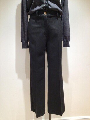 Wool Flared Trousers