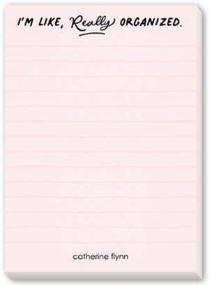 Notepads: Really Organized Notepad, Pink, Matte