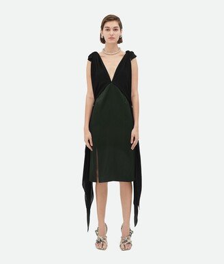 Fluid Silk Midi Dress