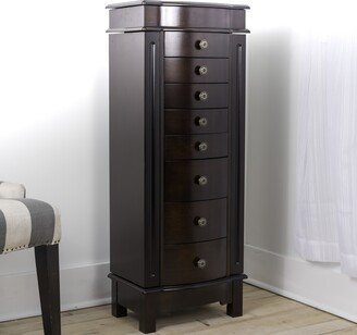 Shiloh Walnut Jewelry Armoire