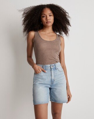 Baggy Jean Shorts in Bessmund Wash