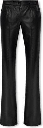 Leather Trousers - Black