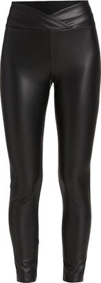 Vegan Leather Leggings-AC