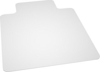 3'x4' Rectangle With Lip Solid Office Chair Mat Clear - Emma and Oliver-AA