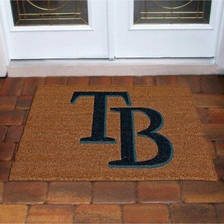 Memory Company Tampa Bay Rays Logo 19.5'' x 30'' Coir Doormat