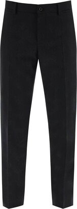 Logo Jacquard Stretch Pants