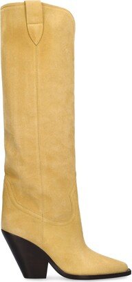 90mm Lomero suede tall boots