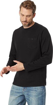 Felton Thermal Long Sleeve Crew (Black) Men's Clothing