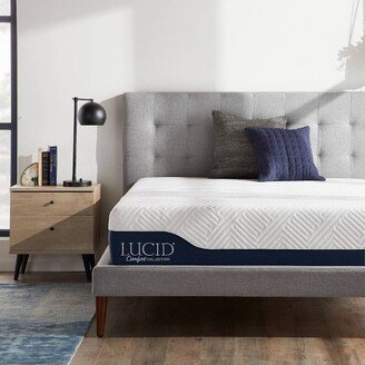 Lucid Comfort Collection Gel & Aloe Vera 12 Hybrid Memory Foam Mattress