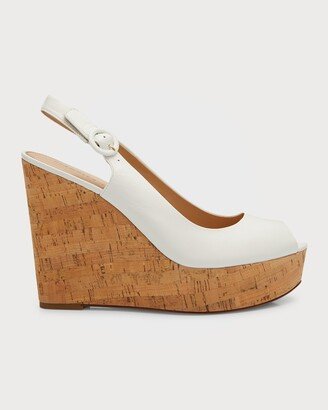 Dali Cork Wedge Slingback Sandals