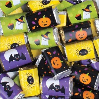 Just Candy 164 Pcs Halloween Candy Party Favors Hershey's Miniatures Chocolate - Cute Mix