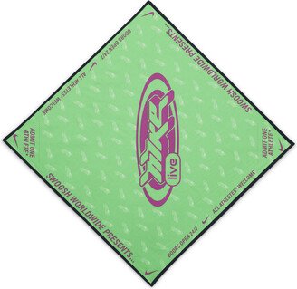 Unisex Printed Bandana in Green