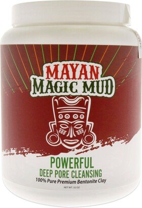 Powerful Deep Pore Cleansing Sodium Bentonite Clay by Mayan Magic Mud for Unisex - 32 oz Cleanser