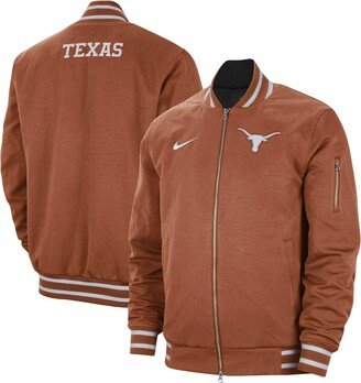 Men's Texas Orange Texas Longhorns Full-Zip Bomber Jacket