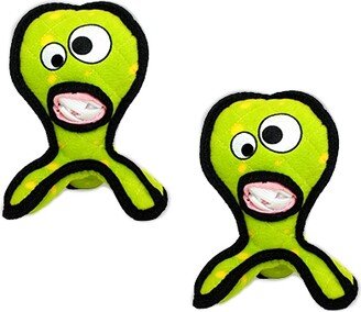 Tuffy Alien G3 Green, 2-Pack Dog Toys