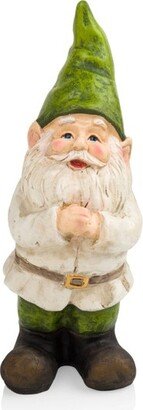 12 Polyresin Gnome Folding Hands Statue - Alpine Corporation