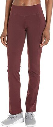 GO WALK Pants Tall Length (Burgundy) Women's Clothing