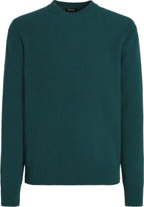 Oasi crew-neck cashmere jumper-AC