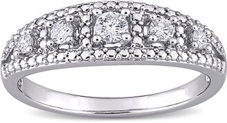 10K 0.24 Ct. Tw. Diamond Semi-Eternity Ring