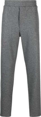 Logo-Embroidered Elasticated-Waistband Trousers