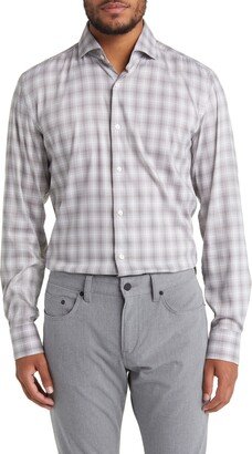 Hank Slim Fit Check Stretch Dress Shirt