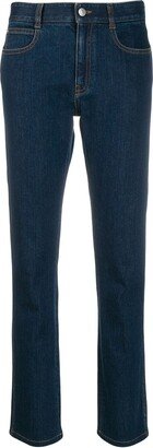 Monogram-Lining Slim-Fit Jeans