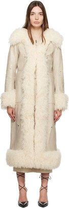 Off-White Diane Faux-Leather Coat