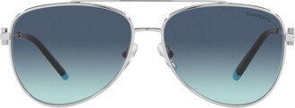 Aviator Frame Sunglasses-AJ