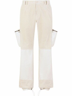 Multiple-Pocket Straight-Leg Trousers-AB