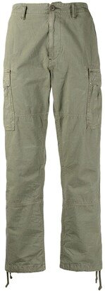 Mid-Rise Straight-Leg Cargo Pants