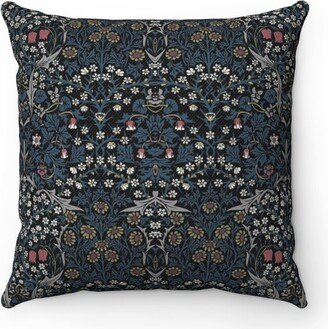 Blackthorn Pillow, Sofa Cushion, Floral Pillow Cover, Throw Rose Bedding, William Morris, Decor