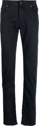 Low-Rise Straight-Leg Trousers-AB