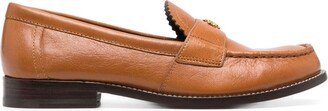 Perry logo-plaque loafers