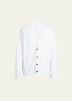 Classic Cashmere Cardigan with Intrec Patches