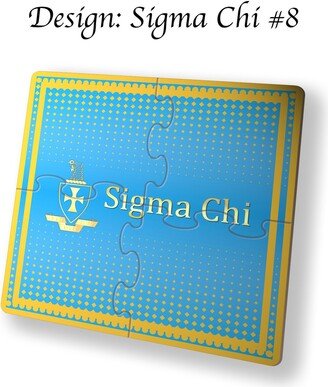 Sigma Chi Beverage Jigsaw Puzzle Coasters Square | Set Of 4