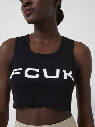 Fcuk Ribbed Crop Top