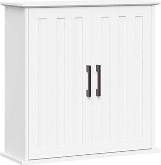 Monroe Two-Door Wall Cabinet White