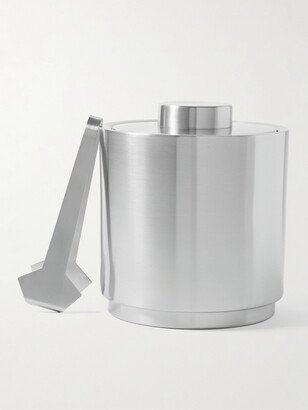 The Conran Shop Outline Brushed Stainless Steel Ice Bucket and Tongs Set